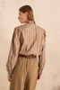 Picture of STRIPED LONG-SLEEVED COTTON BLOUSE SALIA